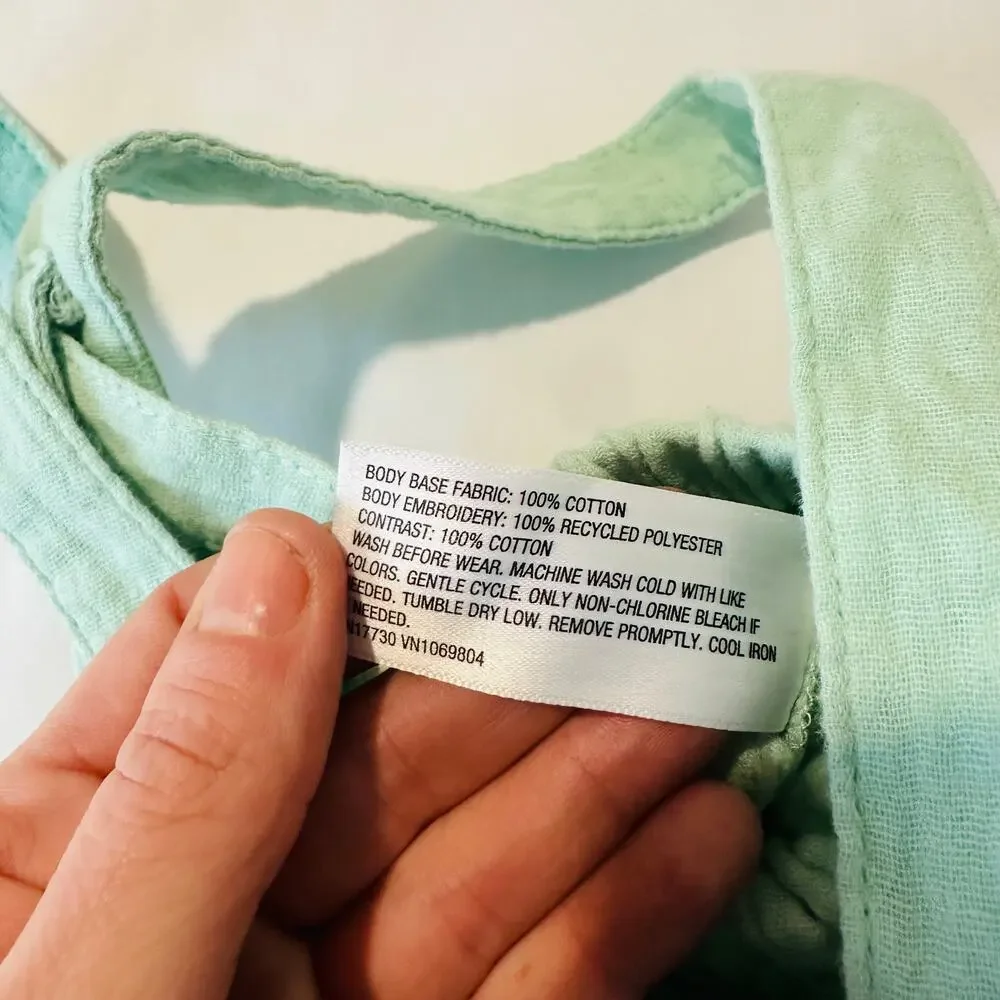 Cat & Jack Baby Easter Spring Carrot 100% Cotton Romper w/ Suspenders Sz 0-3 mo